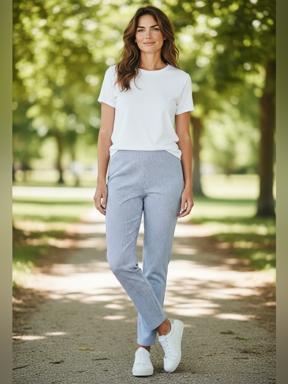 Women’s Calvin Klein Seersucker Pants